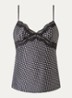 Gloss nachthemd met print - Wit