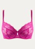 Kiss beugel bh van kant - Fuchsia