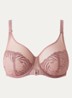 Legend beugel bh van mesh - Oudroze