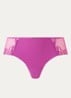 Legend shorty van mesh met borduring - Fuchsia
