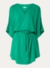 Mini strandjurk met strikceintuur - Groen