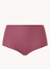 One-size-fits-all high waisted naadloze slip - Aubergine