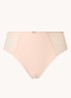 Origins high waisted naadloze slip met kant - Beige