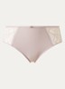 Origins high waisted naadloze slip met kant - Taupe
