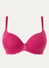 Origins voorgevormde T-shirt bh met kant - Fuchsia
