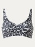 Power voorgevormde bralette met panterprint - Grijs