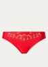 Slip met kant - Rood