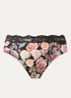 Slip met bloemenprint - Roze