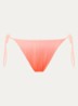 Tanga bikinislip met structuur - Orange