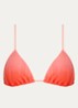 Triangel bikinitop met uitneembare vulling - Orange