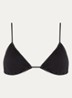 Triangel bikinitop met uitneembare vulling - Zwart