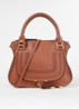 Marcie handtas van kalfsleer - Cognac