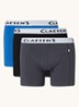 Boston boxershorts met logoband in 3-pack - Kobaltblauw
