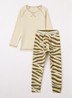 Pyjamaset met print - Mosgroen