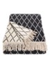 Dias plaid 150 x 200 cm - Zwart