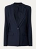 Blazer van travelstof met klepzakken en stretch - Donkerblauw