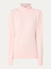 Fijngebreide pullover met col - Lichtroze