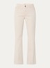 Fleur low waist straight leg jeans met gekleurde wassing - Beige