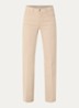 High waist flared jeans met gekleurde wassing - Zand