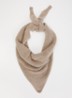 Sjaal in alpaca wolblend 160 x 65 cm - Beige