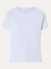 T-shirt met ronde hals - Lichtpaars