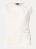 T-shirt met ronde hals - Gebroken wit
