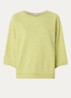 T-shirt van jersey met gemêleerd dessin - Groen