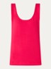 Tanktop met ronde hals - Creme