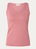 Tanktop met ronde hals - Oudroze