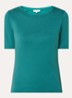 Top met ronde hals - Zeegroen