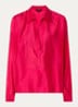 Tuniek met V-hals - Donkerroze