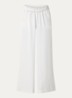 Pantin high waist wide fit pantalon met steekzakken - Gebroken wit