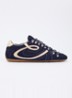 Swing sneaker van suède - Donkerblauw