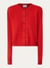Fijngebreide pullover in kasjmierblend - Rood