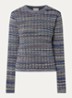 Grofgebreide pullover met structuur - Zwart