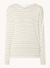 Longsleeve met streepprint  - Beige