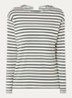 Longsleeve met streepprint  - Legergroen