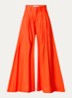 AuraCC LL high waist wide fit palazzo broek met steekzakken - Orange