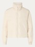 Frosty puffer jack met ritszakken - Beige