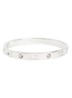 Bangle met logo - Zilver