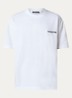 Sportswear T-shirt met logo- en backprint - Wit