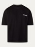 Sportswear T-shirt met logo- en backprint - Zwart