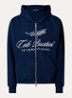 Sweatvest met capuchon en steekzakken  - Donkerblauw