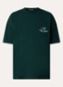 T-shirt met logoborduring - Groen