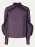 CMPleat tuniek met volant - Aubergine
