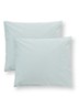CRISP kussensloop van katoen in 2-pack - Mint
