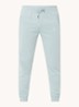 Etape tapered fit cropped trackpants met ritszakken en logoband - Mint