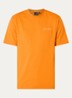 Origami T-shirt met logo- en backprint - Orange