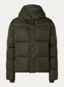 Puffer jack met capuchon - Groen