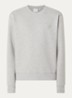 Sweater met logoborduring - Lichtgrijs